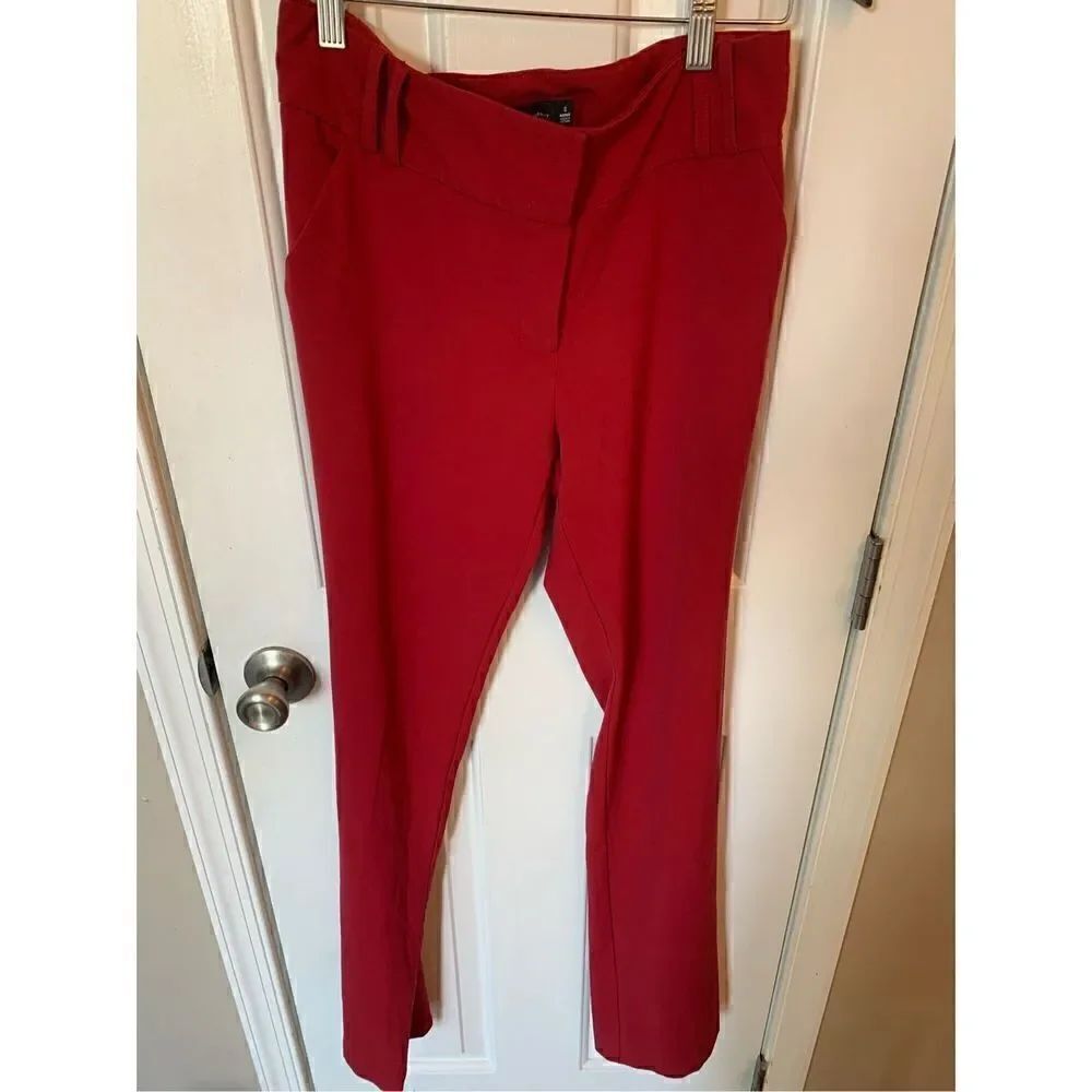 New York and company red pants size 2